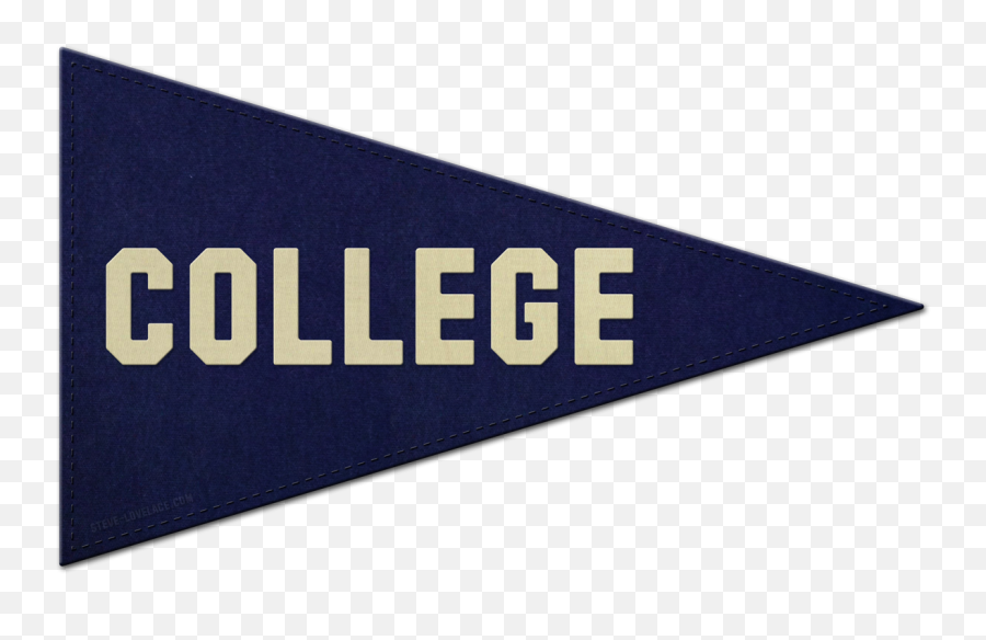 College Pennant Png Image - College Pennant Clipart,Pennant Png