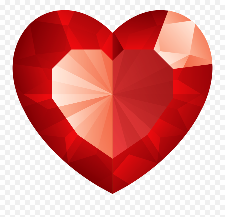 Download Ruby Stone - Diamond Heart Png,Gemstone Png