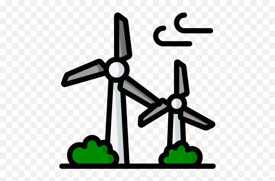 Wind Turbine - Free Ecology And Environment Icons Dot Png,Wind Turbine Icon Png