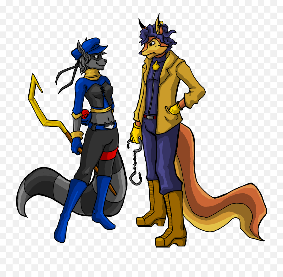 Well Hello There Officer By Celepom - Fur Affinity Dot Net Sly Cooper Genderbend Png,Sly Cooper Png