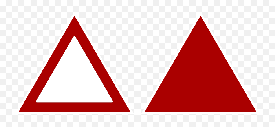 Trend Clipart Of A Triangle With Png Red