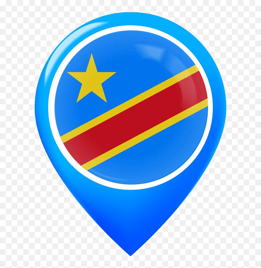 Download The Flag Of Congo 40 Shapes Seek - Vertical Png,Democratic Icon