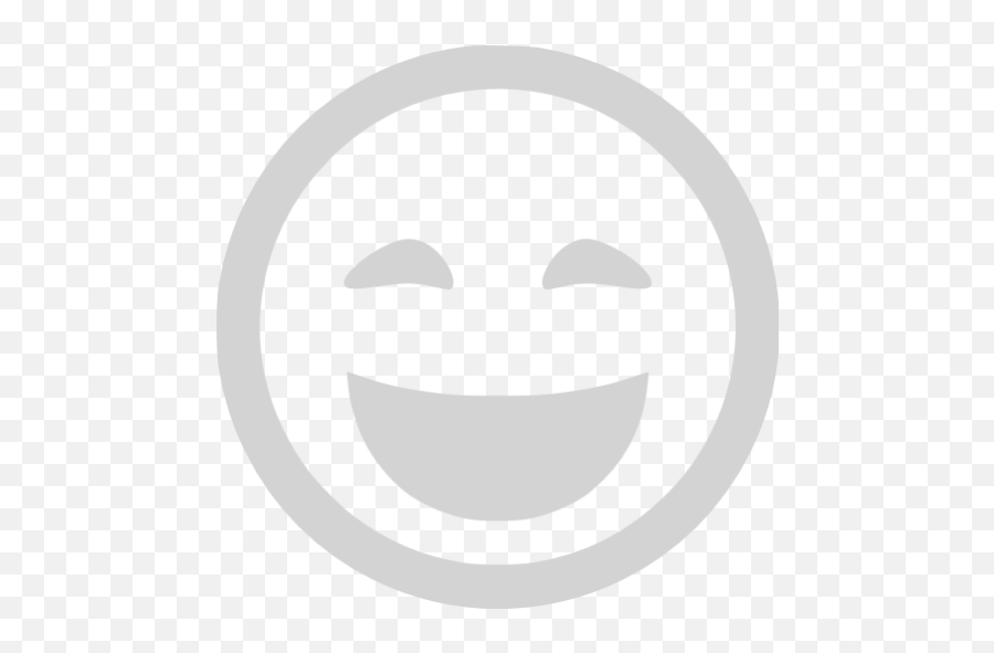 Light Gray Lol Icon - Free Light Gray Emoticon Icons Smile Icon White Png,Happy Customers Icon