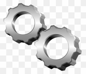 Download Broken Red 3d Gear Wheel Png Citypng - Metal Gears Png