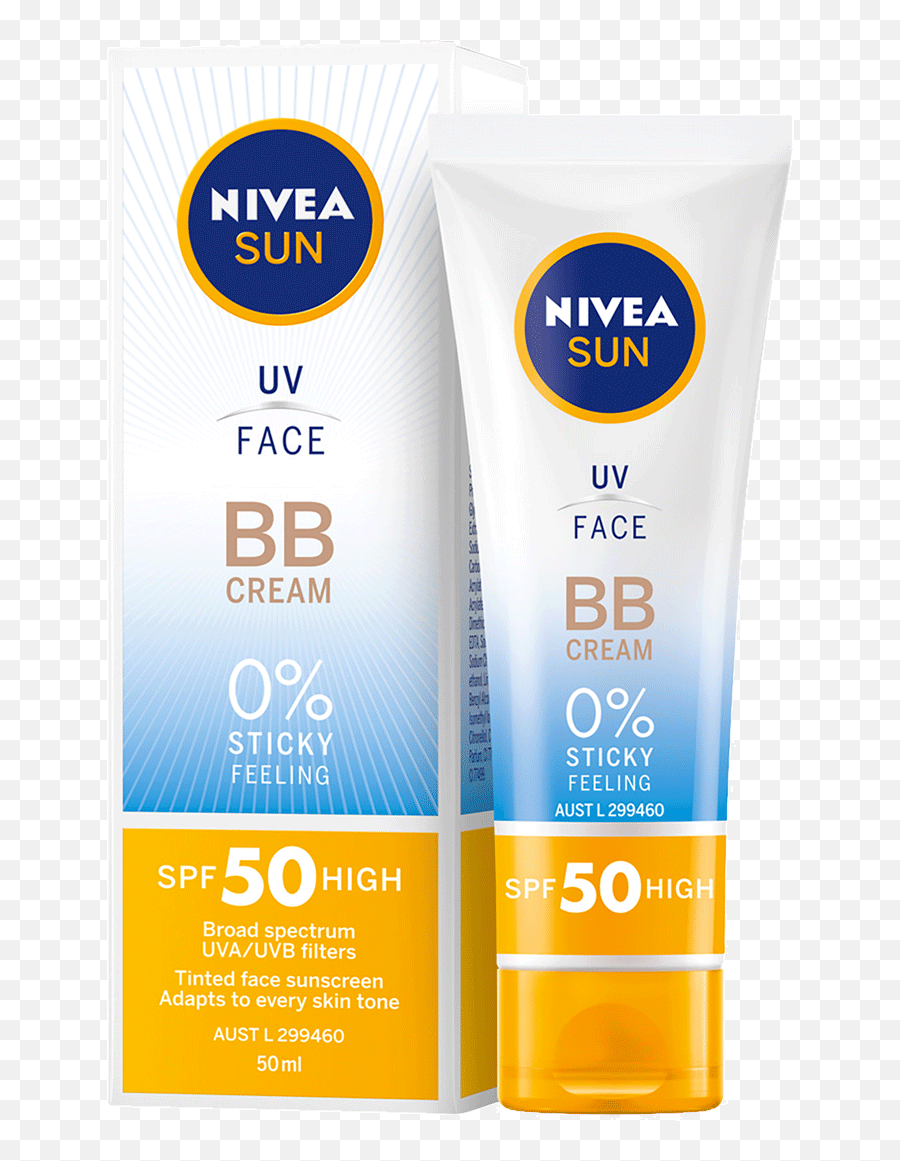 Uv Face Bb Cream Spf50 50ml - Nivea Sun Spf 50 Nivea Sun Png,Bb&t Icon