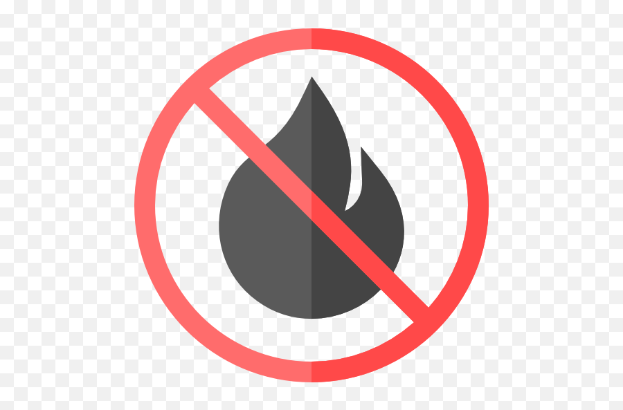 No Fire - Free Signs Icons No To Drugs Clipart Png,Fire Icon Transparent