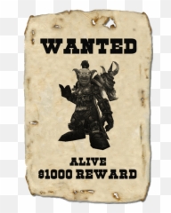 Wanted Poster Troubletosser - Make Online png