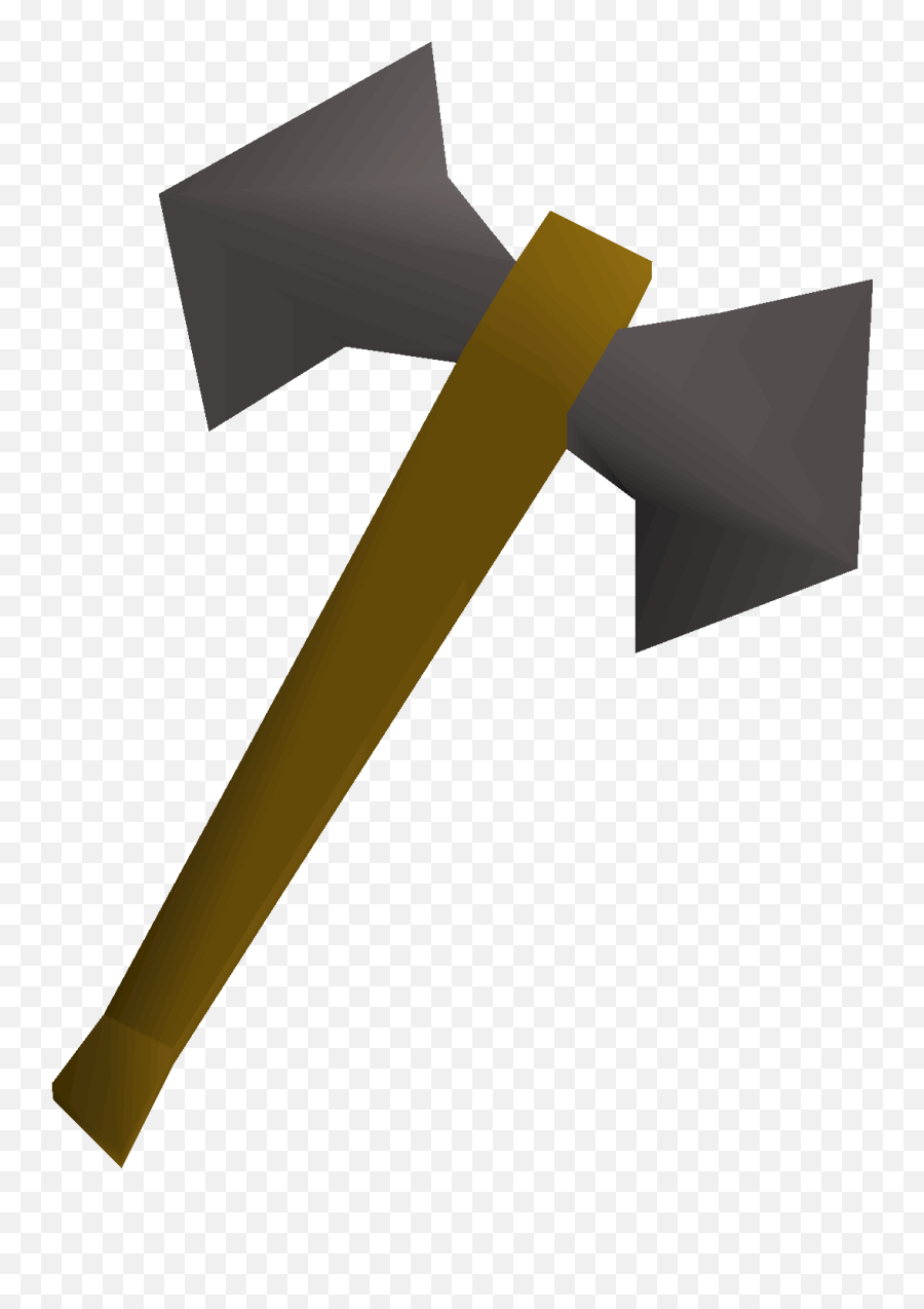 Iron Battleaxe - Osrs Wiki Rune Battleaxe Osrs Png,Ax Icon