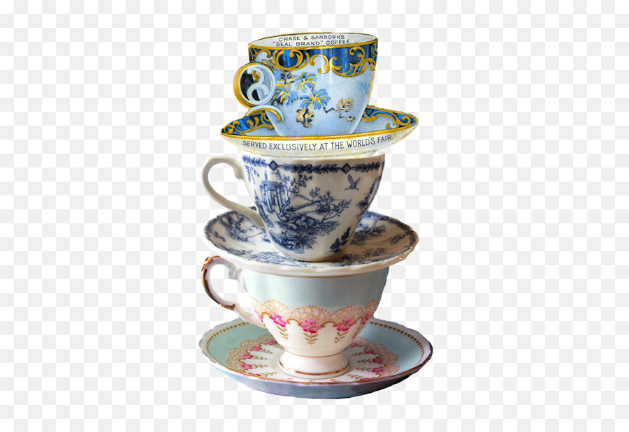 Tea Cups Vintage Png