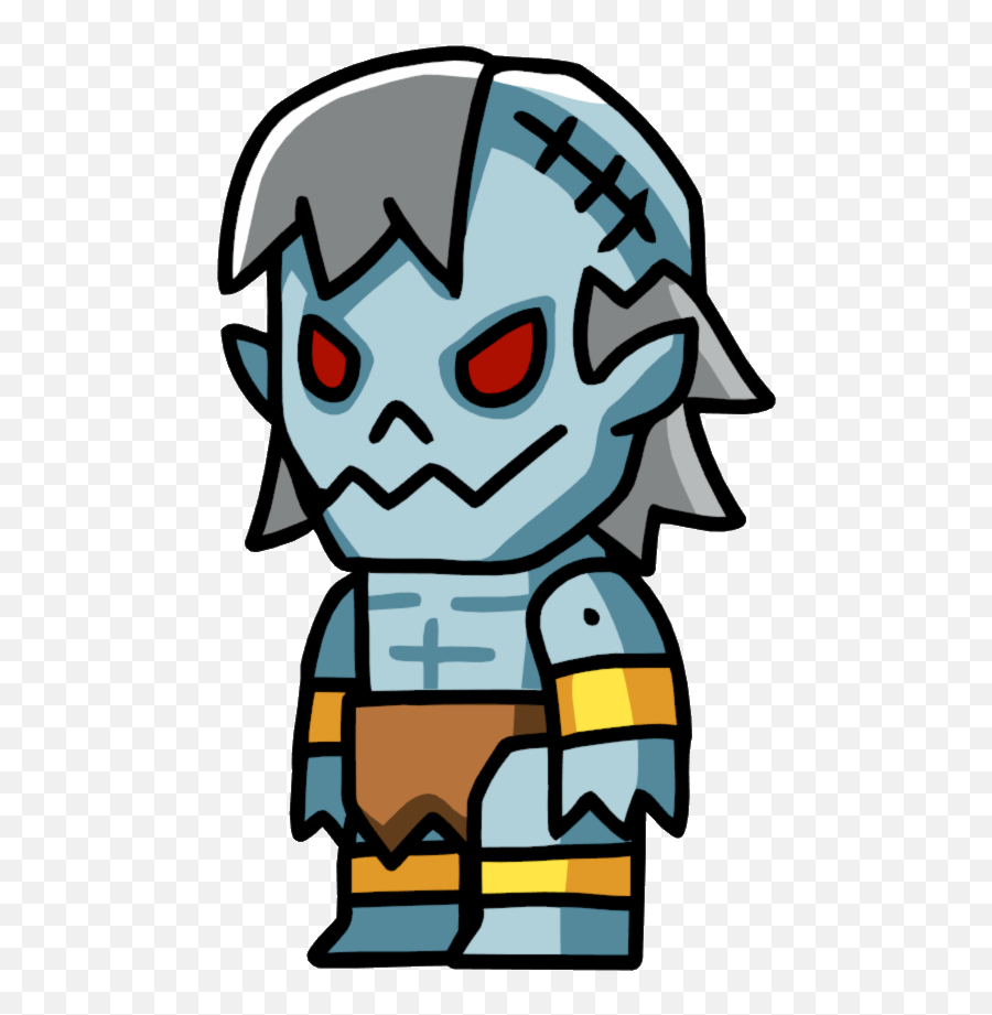 Scribblenauts Ghoul Transparent Png - Scribblenauts Unlimited Monsters,Ghoul Png