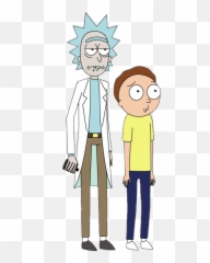 Rick And Morty Standing Png Image - Transparent