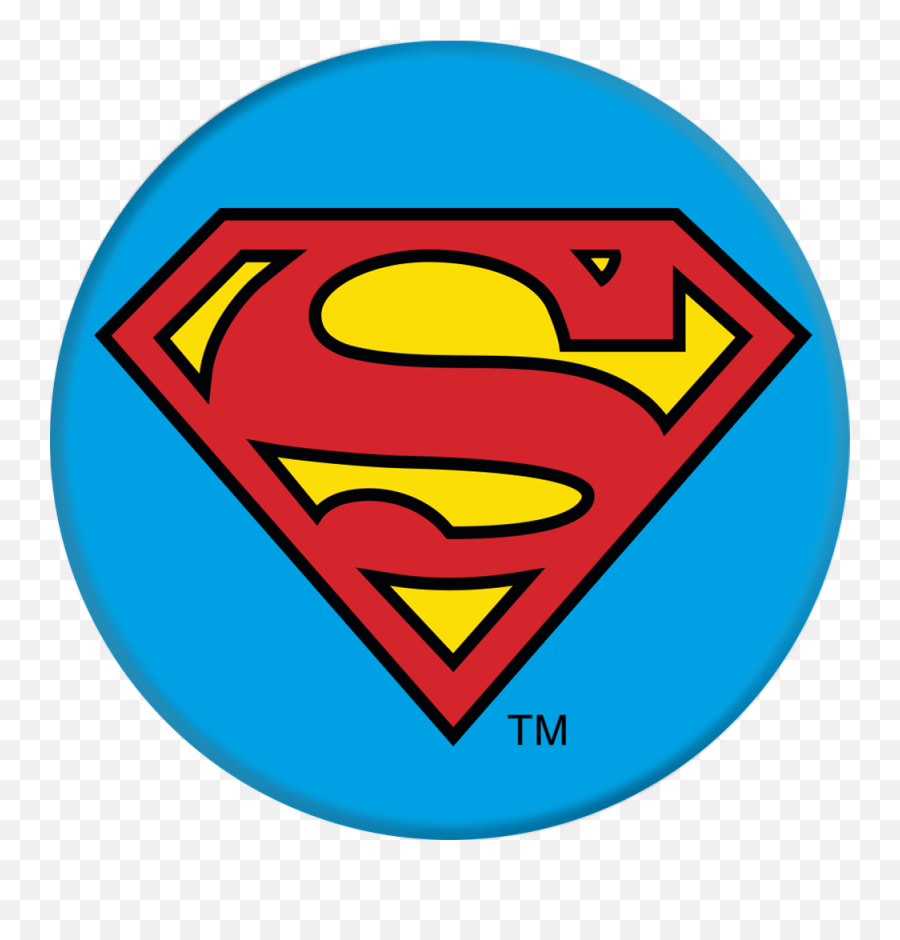 Superhero Logo Glass Snap Button Photo - Superman Logo Png,Superman Cape Logo