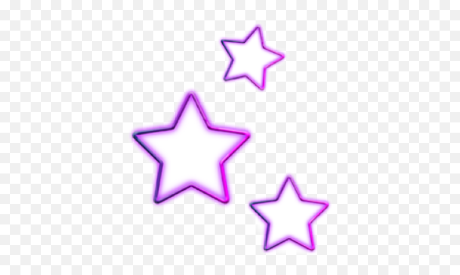 Download Free Png Neon Stars Tumblr - Sticker By Moreanime Transparent Neon Stars,Tumblr Stars Png