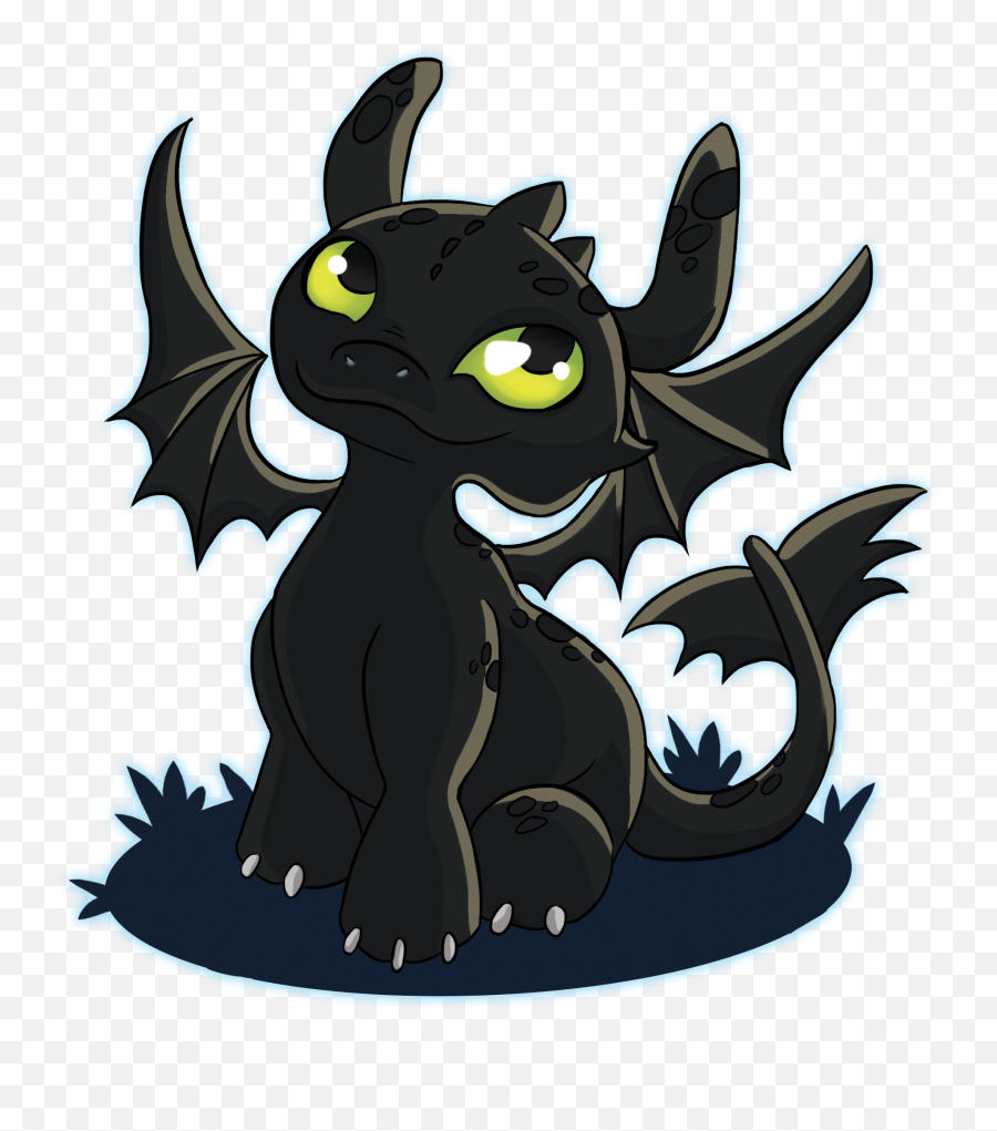 Toothless Chibi From Redroxxx - Portable Network Graphics Png,Toothless Png