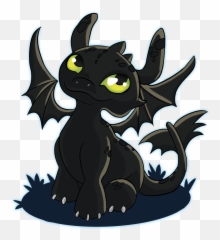 Toothless Chibi From Redroxxx - Portable Network Graphics Png,Toothless Png