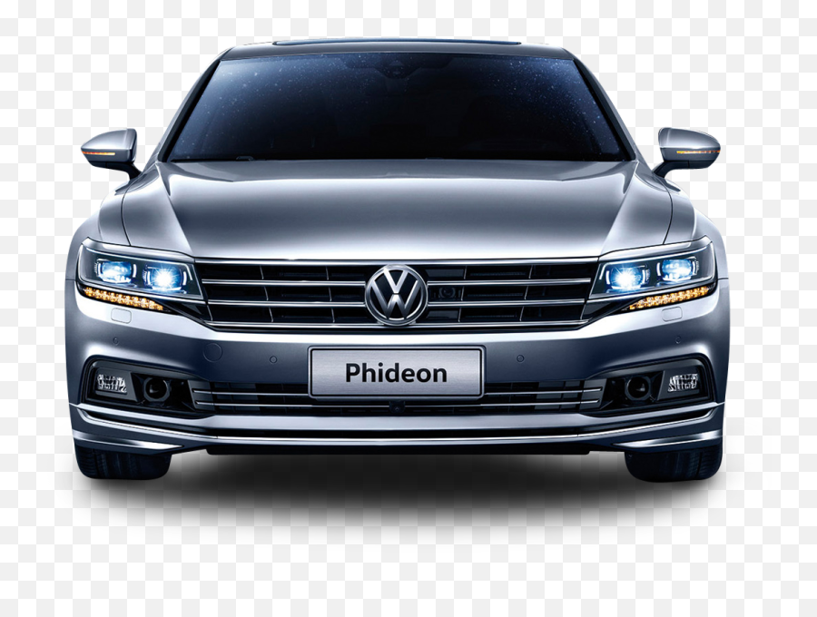 Volkswagen Phideon Front View Car - Car Photo Editing Picsart Background  Png,Front Of Car Png - free transparent png images 