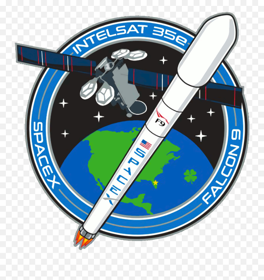 Welcome To The Rspacex Intelsat - Falcon 9 Clipart Full Spacex Intelsat 35e Png,Spacex Logo Png