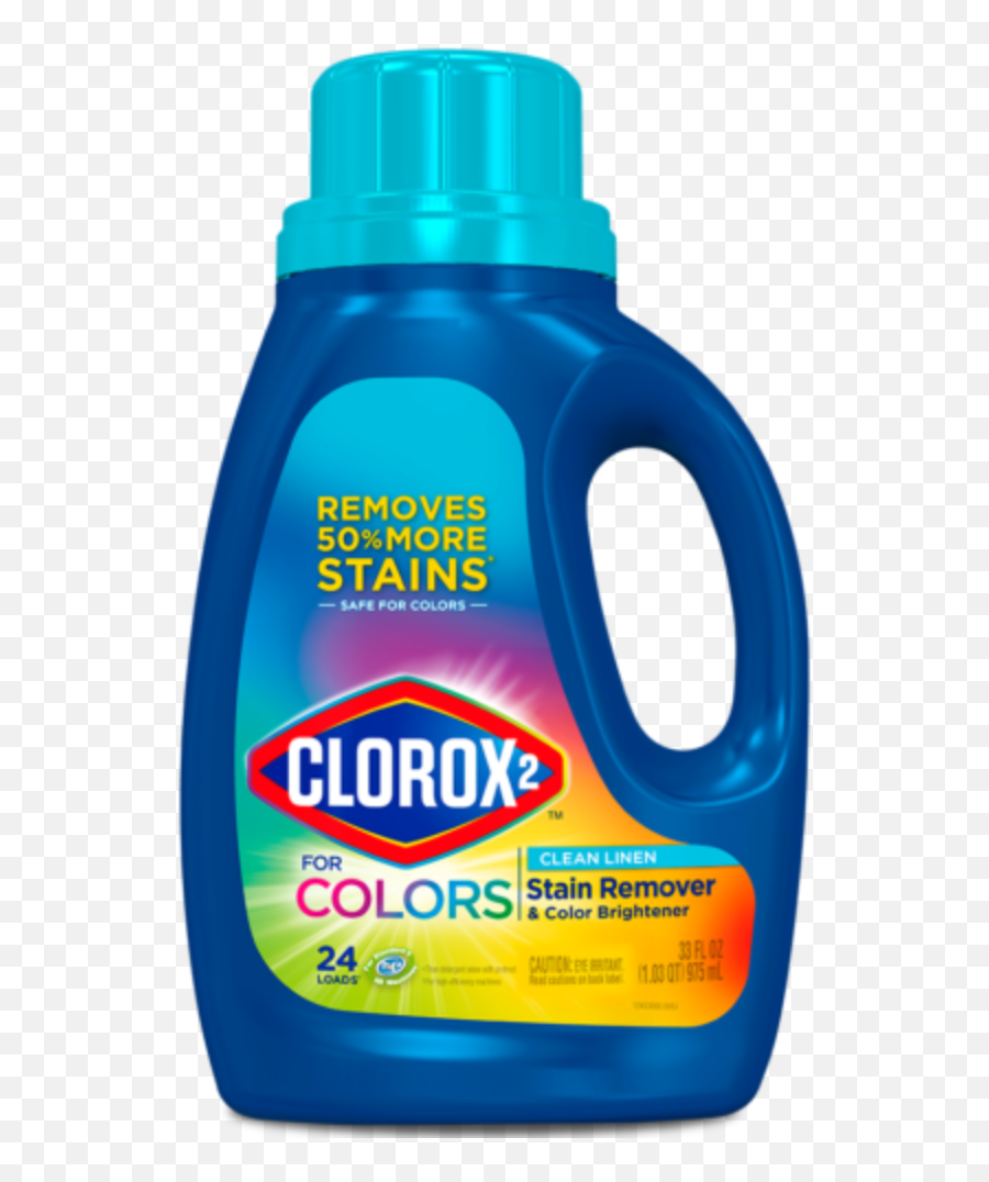 Non Chlorine Bleach U2013 Liquid Stain Remover Clorox - Clorox 2 For Colors Png,Bleach Transparent Background