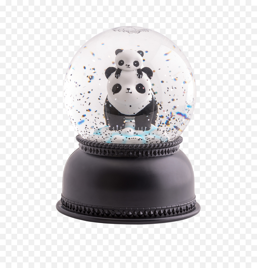 Panda Snowglobe Light - Panda Snow Globe Png,Snow Globe Png