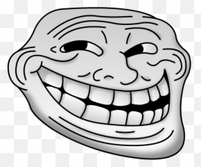 Filled Troll Face Transparent Png - Without Background