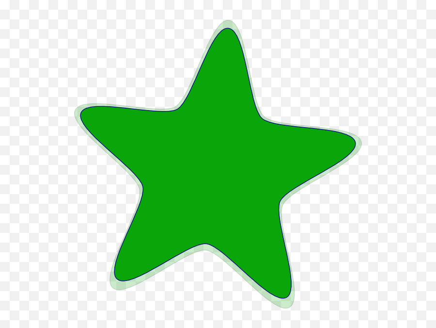 Cartoon Star Png Picture - Green Star Clipart,Cartoon Star Png