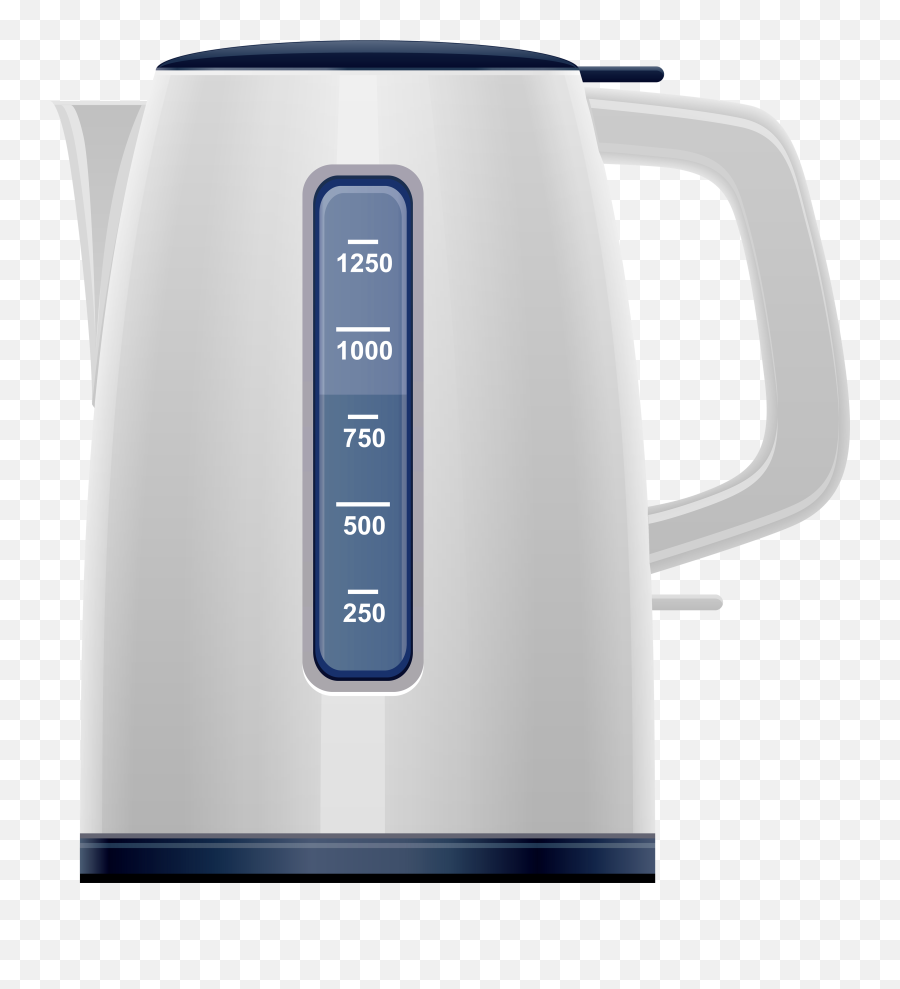 White Electric Kettle Png Clipart - Electric Kettle,Kettle Png