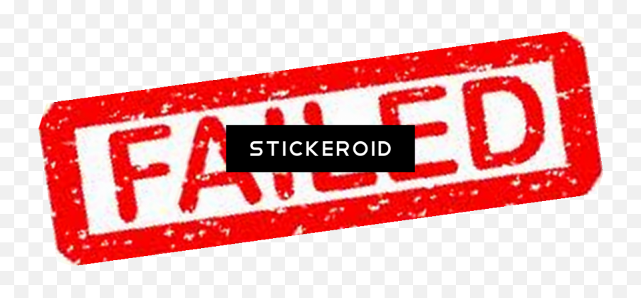 Failed Stamp Png Picture - Label,Failed Png