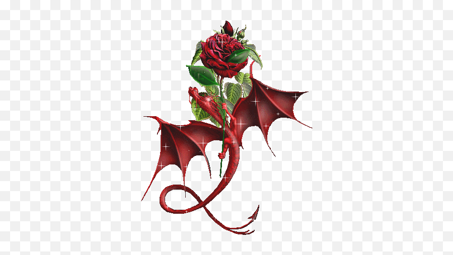 Animated Rose Wallpaper Hd Tumblr For Walls Mobile - Dragon And Rose Tattoo Png,Tattoo Png Tumblr