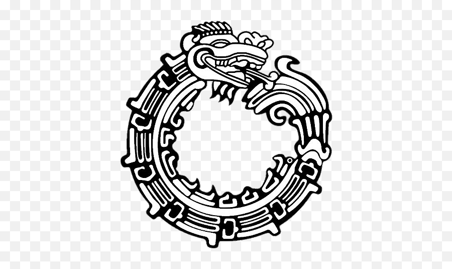 Black And White Transparent Png - Aztec Symbols,Quetzalcoatl Png