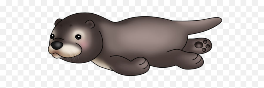 Download Baby Otter - Otter Clipart Swimming Png,Manatee Png