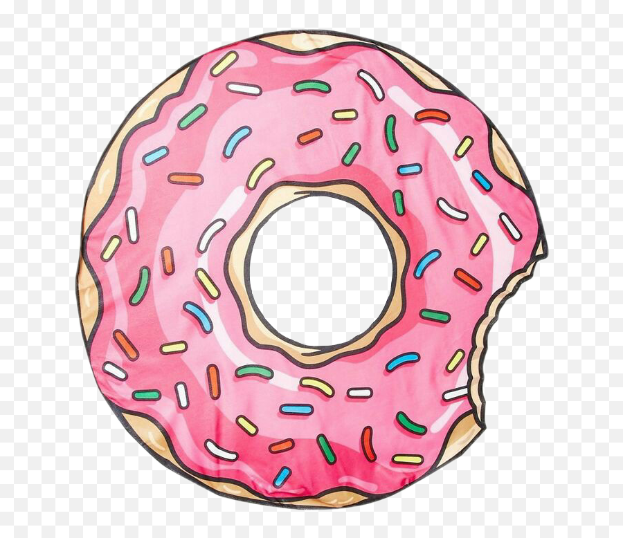 Tumblr Transparent Donut Png Free - Easy Pink Donut Drawing,Donut Png