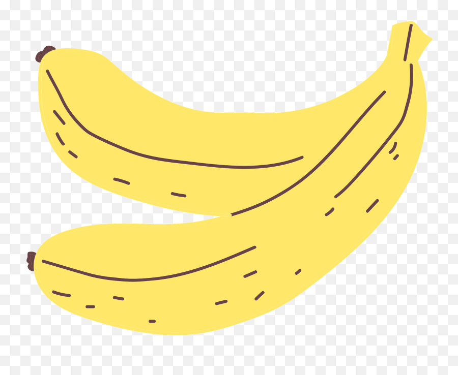 Clipart - Saba Banana Png,Bananas Png