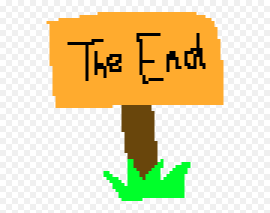 The End Pixel Art Maker - Clip Art Png,The End Png