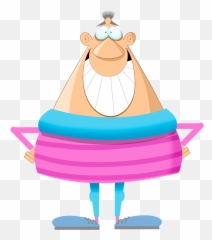 Funny Cartoon Man Clipart - png