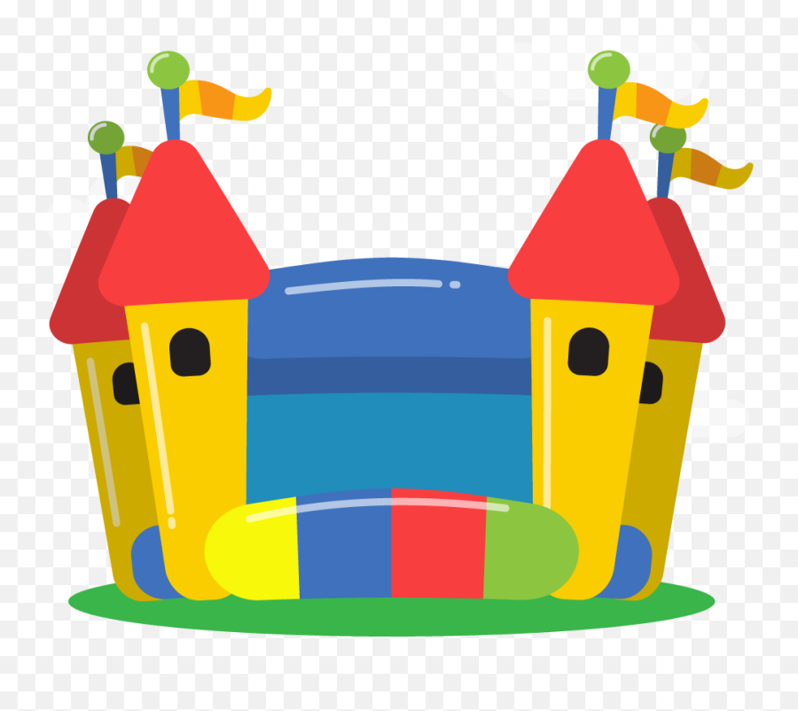 Download Inflatable Fun For All Premium Affordable - Bouncy Castle Clipart Transparent Background Png,Castle Silhouette Png