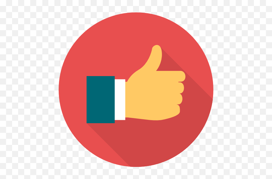 Free Icon Download - Thumbs Up Flat Icon Png,Like Icon Png