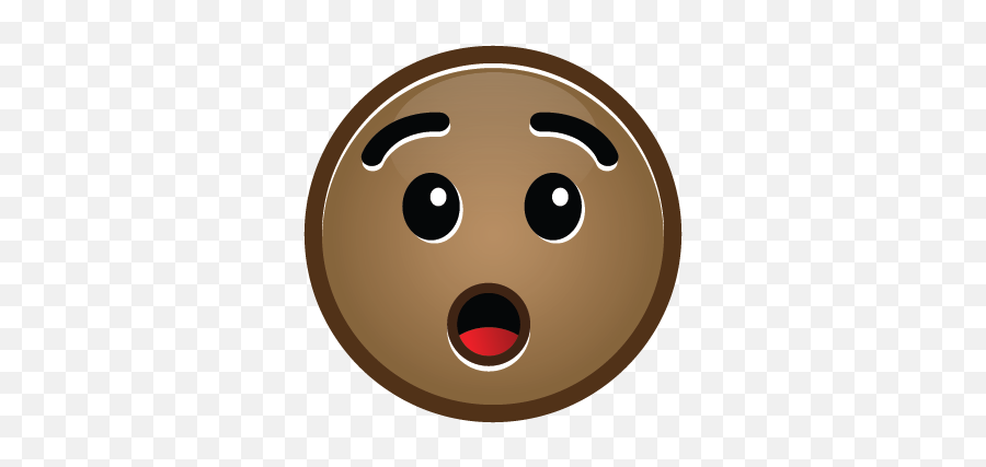 Download Hd Surprise - Brown Emoji Sad Face Transparent Png Brown Emoji Face,Sad Face Emoji Transparent