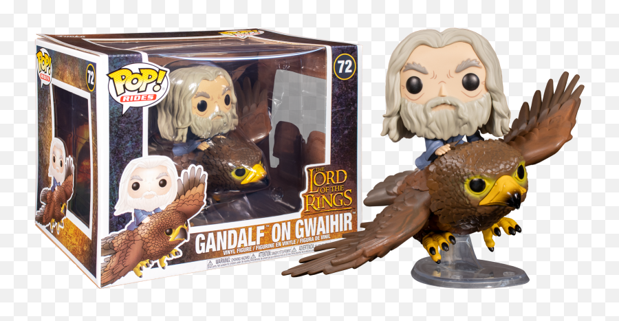 Funko Pop The Lord Of Rings - Gandalf With Gwaihir 72 Lord Of The Rings Pop Figures Png,Gandalf Png