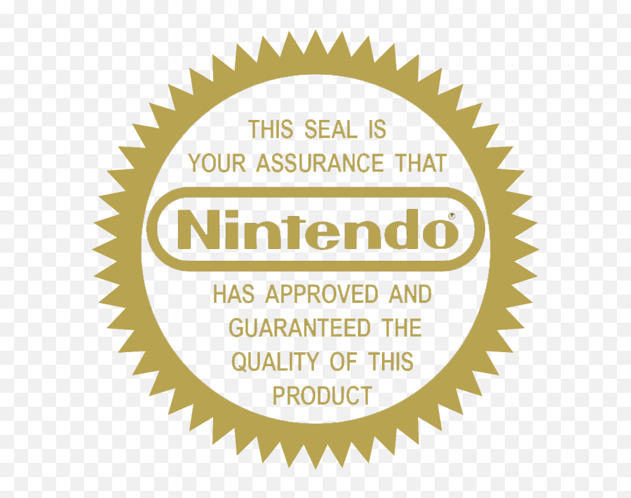 Nintendo Seal Of Quality Logopedia Fandom - Original Nintendo Seal Of Quality Png,Nes Logo Png