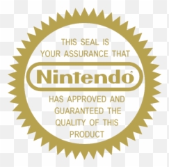 Nintendo Seal Of Quality Logopedia Fandom - Original Nintendo Seal Of Quality Png,Nes Logo Png