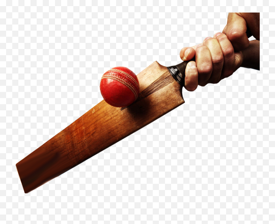 Cricket Bat And Ball Transparent Sports - Cricket Bat And Ball Transparent Background Png,Baseball Transparent Background