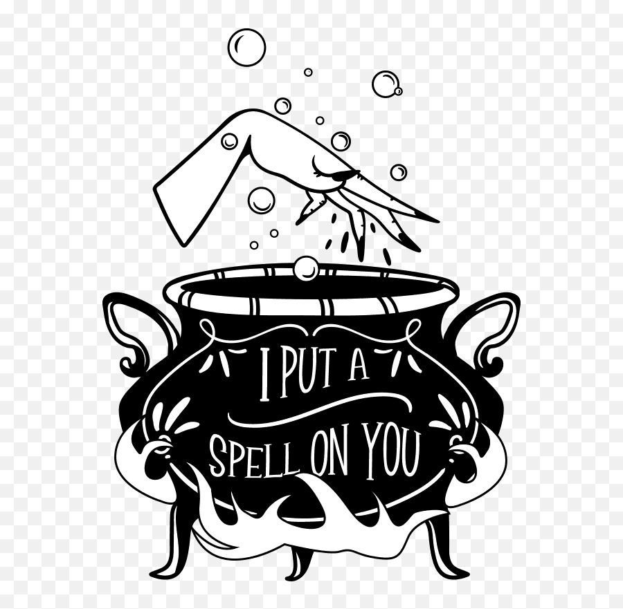 I Put A Spell - Buy Tshirt Designs Put A Spell On You Design Png,Spell Png