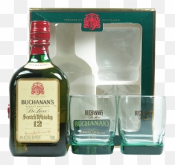 Buchanans 12 Yr Glasses - Buchanans 12 Set Png,Buchanan's Png
