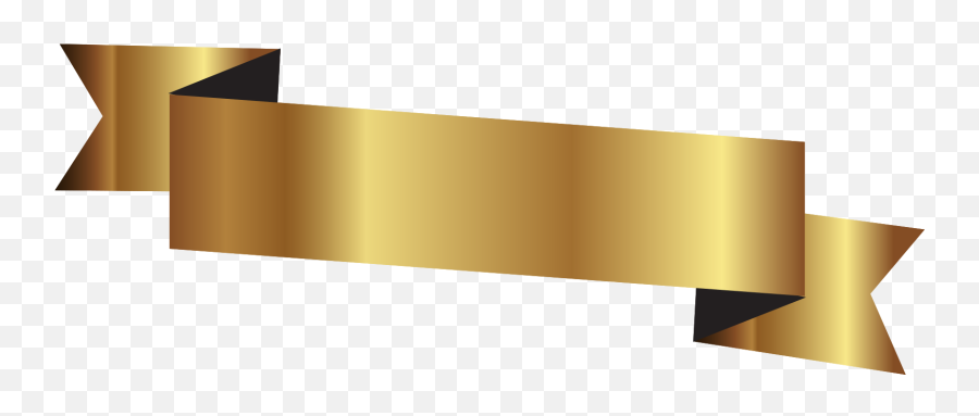 Gold Ribbon Png With Transparent Background - Liston Dorado Png Transparente,Gold Rectangle Png