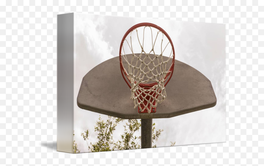 Basketball Hoop Outside - Basketball Rim Png,Basketball Backboard Png