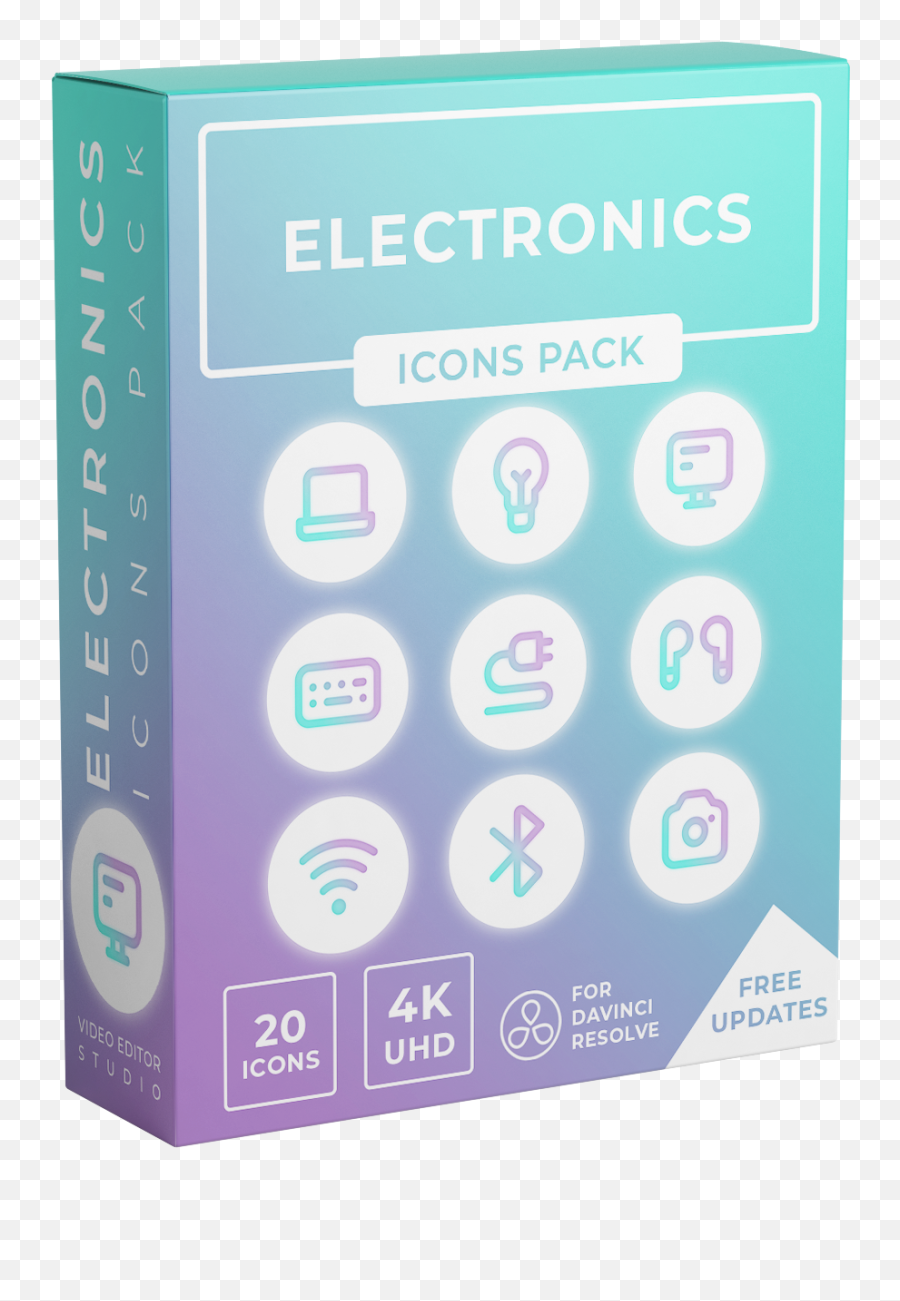 260 Icons Pack - Horizontal Png,Davinci Resolve Icon