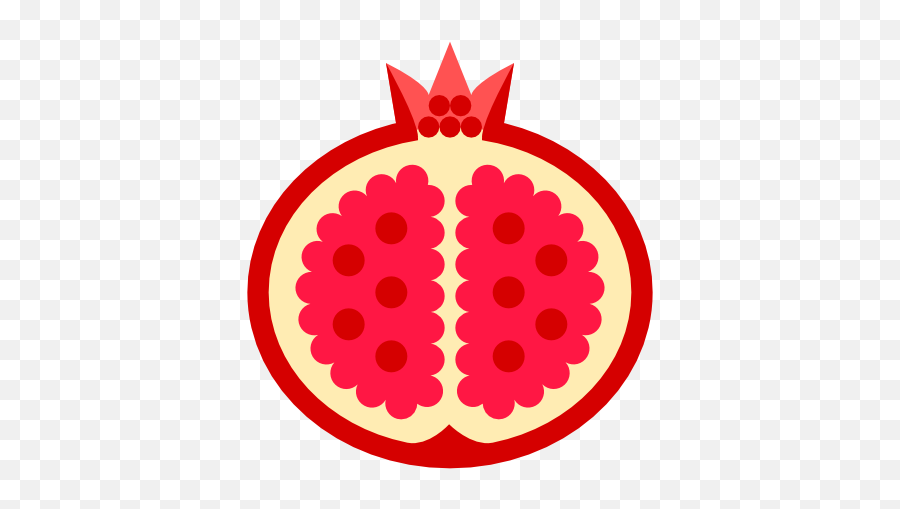 Icon Of 100 Colored Food Drink Icons - Dot Png,Pomegranate Icon