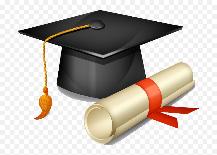 Degree Background Png - Graduation Hat And Diploma Png,Degree Png