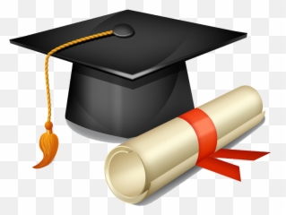 Degree Background Png - Graduation Hat And Diploma Png,Degree Png