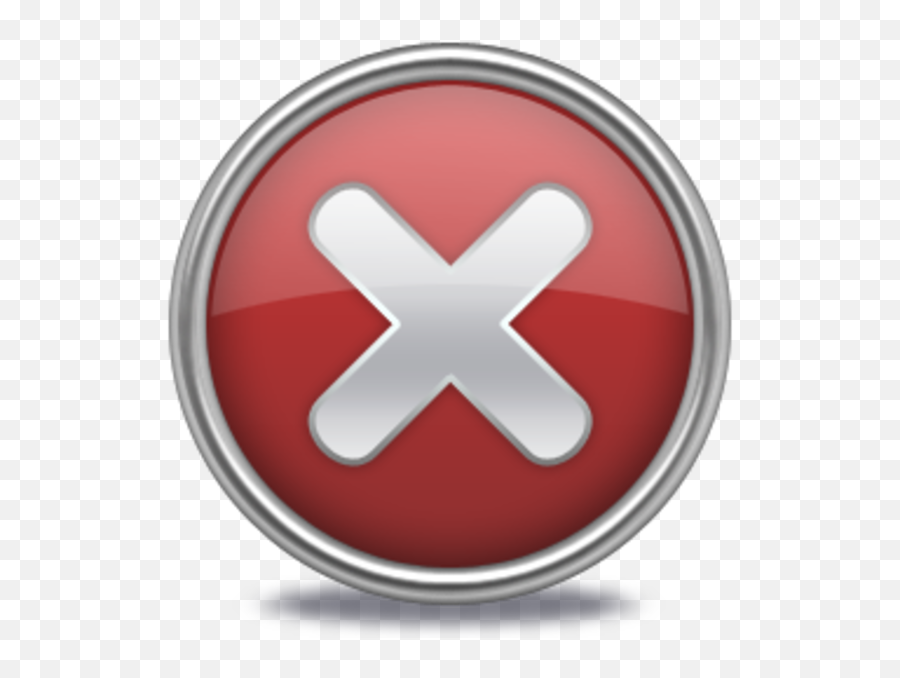 Ip Icon 02 Cancel Free Images - Vector Clip Version Of This File Is Not Compatible 32 Bit 64 Bit Png,Realistic Icon